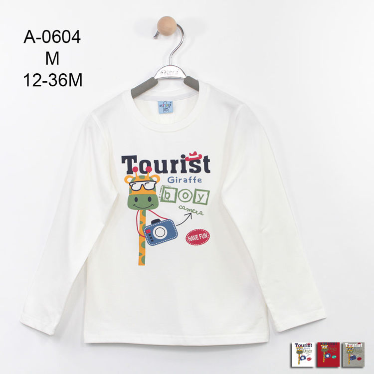 Picture of A0604 BOYS HIGH QUALITY COTTON LONG SLEEVE TOP